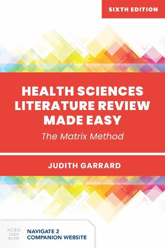 Cover image for Health Sciences Literature Review Made Easy