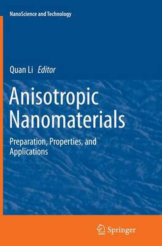 Cover image for Anisotropic Nanomaterials: Preparation, Properties, and Applications