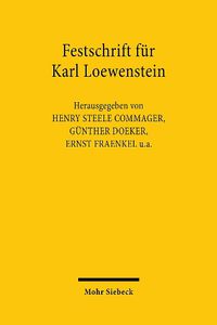 Cover image for Festschrift fur Karl Loewenstein: Aus Anlass seines achtzigsten Geburtstages