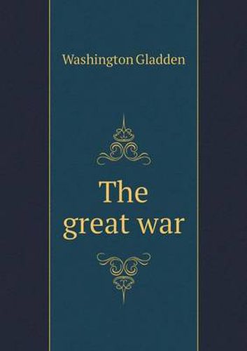 Cover image for The great war