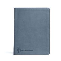 Cover image for CSB Life Counsel Bible, Slate Blue LeatherTouch