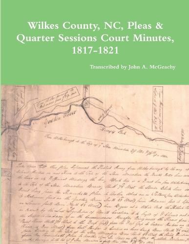 Cover image for Wilkes County, NC, P&Q Minutes, 1817-1821