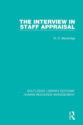 Cover image for The Interview in Staff Appraisal