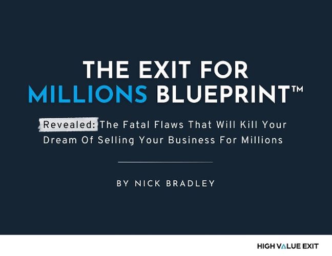 Cover image for Exit For Millions Blueprint