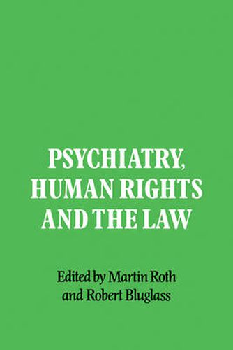 Cover image for Psychiatry, Human Rights and the Law