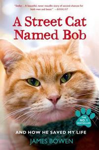 Cover image for A Street Cat Named Bob and How He Saved My Life