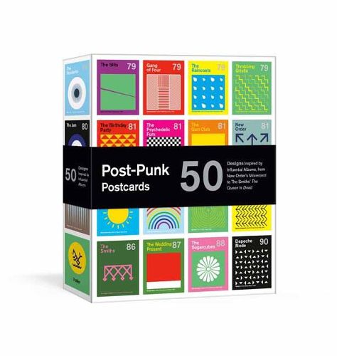 Cover image for Post Punk Postcards 50 Designs Inspired By Influential Albums