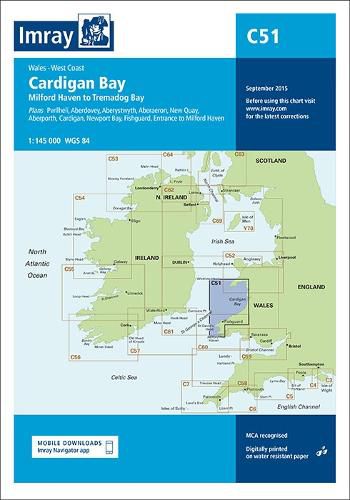 Cover image for Imray Chart C51 Cardigan Bay 2023