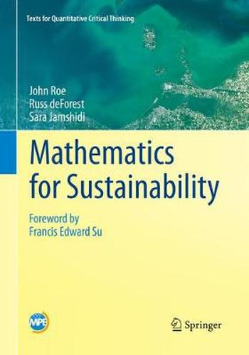 Cover image for Mathematics for Sustainability