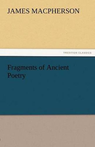 Cover image for Fragments of Ancient Poetry