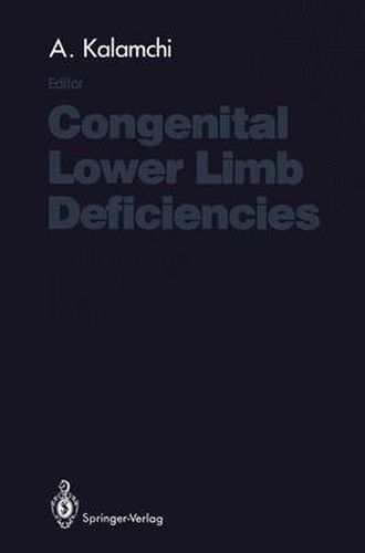 Cover image for Congenital Lower Limb Deficiencies