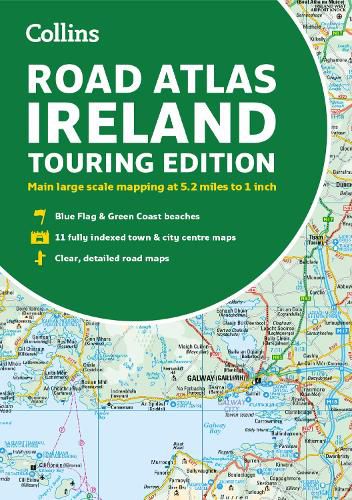 Road Atlas Ireland: Touring Edition A4 Paperback