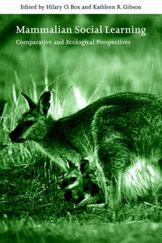 Cover image for Mammalian Social Learning: Comparative and Ecological Perspectives