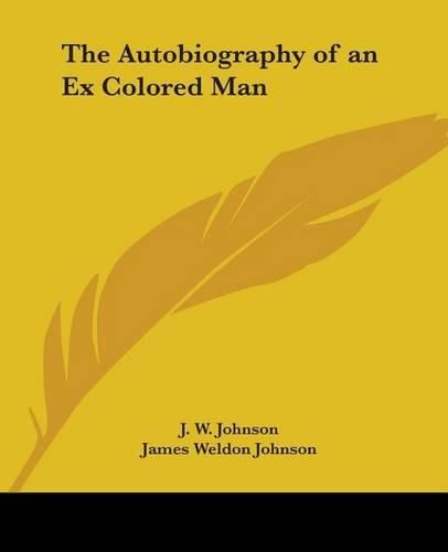 Cover image for The Autobiography Of An Ex Colored Man