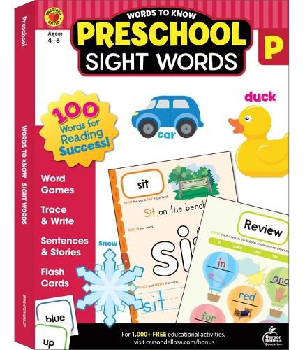 Cover image for Words to Know Sight Words, Grade Preschool