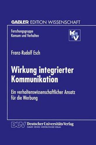 Cover image for Wirkung Integrierter Kommunikation