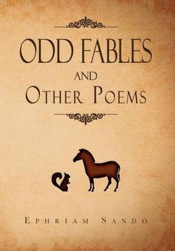 Cover image for ODD FABLES and other poems