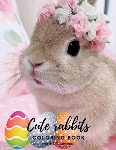 Cover image for Cute Rabbits Coloring Book