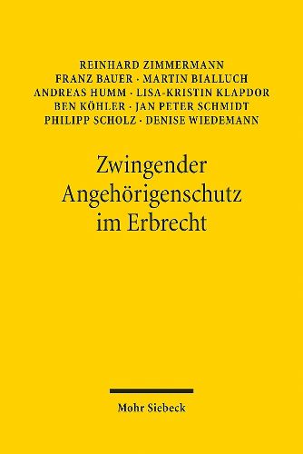 Cover image for Zwingender Angehoerigenschutz im Erbrecht: Ein Reformvorschlag