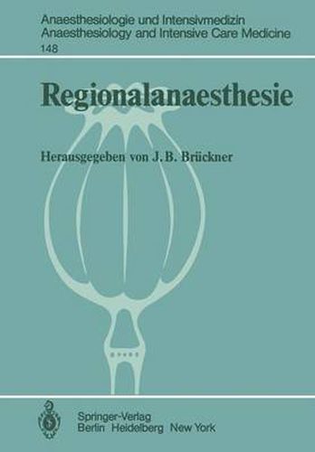 Cover image for Regionalanaesthesie