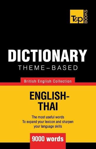 Cover image for Theme-based dictionary British English-Thai - 9000 words