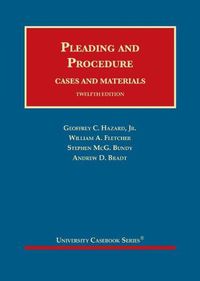 Cover image for Pleading and Procedure: Cases and Materials