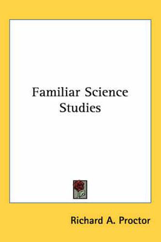 Cover image for Familiar Science Studies