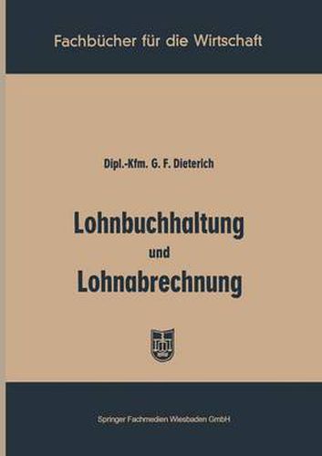 Cover image for Lohnbuchhaltung Und Lohnabrechnung