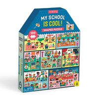 Cover image for My School is Cool 100 Piece Puzzle House-shaped Puzzle