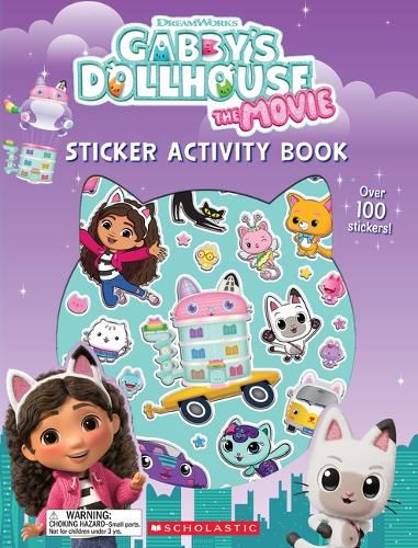 Cover image for Gabby's Dollhouse: The Movie (Gabby's Dollhouse: Sticker Activity Book with Shiny Stickers)