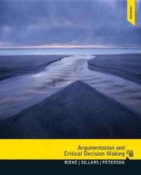 Cover image for Argumentation and Critical Decision Making