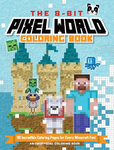 Cover image for The 8-Bit Pixel World Coloring Book
