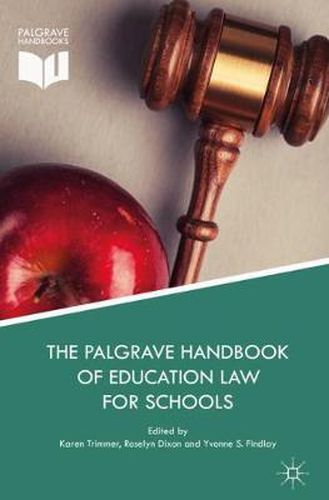 Cover image for The Palgrave Handbook of Education Law for Schools