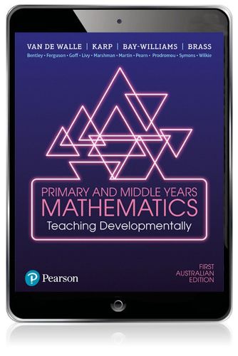 Cover image for Primary and Middle Years Mathematics Pearson eText