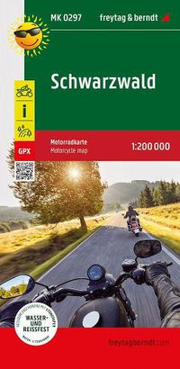 Cover image for Black Forest (Schwarzwald), Motorcycle map 1:200.000