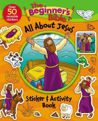 Cover image for The Beginner's Bible All About Jesus Sticker and Activity Book