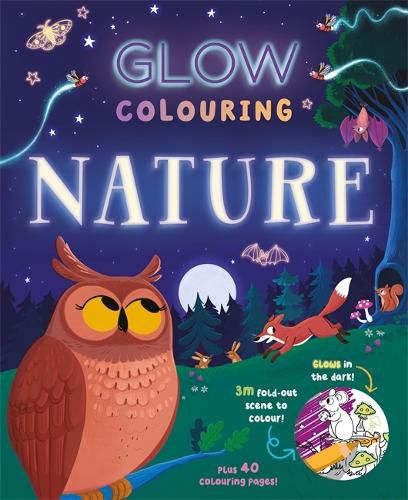 Cover image for Glow Colouring: Nature