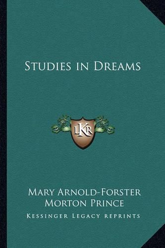 Cover image for Studies in Dreams