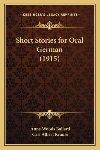 Short Stories for Oral German (1915)