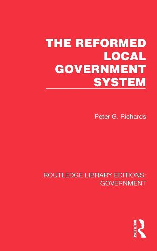Cover image for The Reformed Local Government System