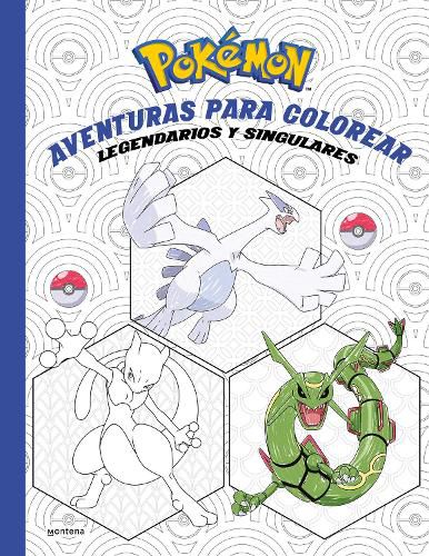Cover image for Pokemon. Aventuras para colorear: legendarios y singulares / Pokemon Coloring Adventures #2: Legendary & Mythical Pokemon