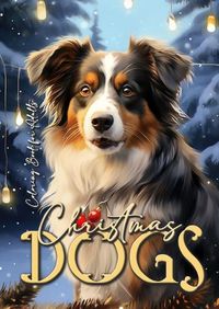 Cover image for Christmas Dogs Coloring Book for Adults