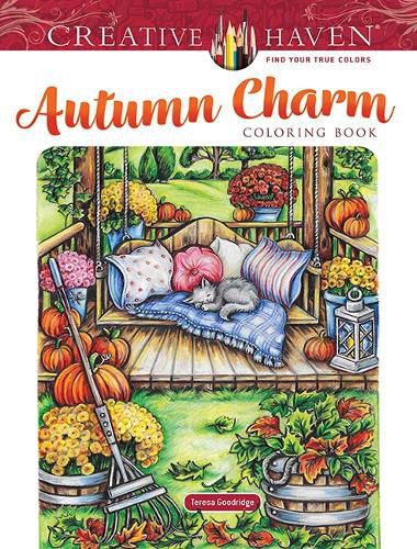 Cover image for Creative Haven Autumn Charm Coloring Book