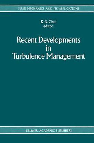 Cover image for Recent Developments in Turbulence Management: Meeting Proceedings