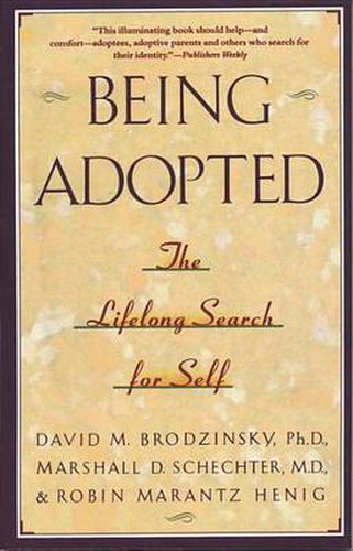 Cover image for Being Adopted