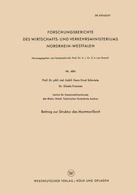 Cover image for Beitrag Zur Struktur Des Montmorillonit