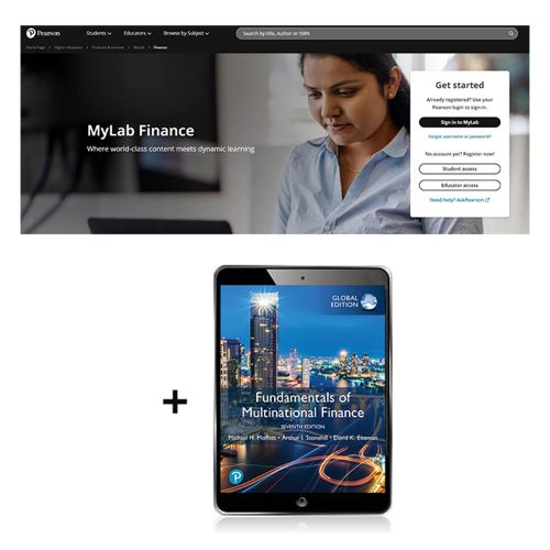 Cover image for MyLab Finance with Pearson eText for Fundamentals of Multinational Finance, Global Edition