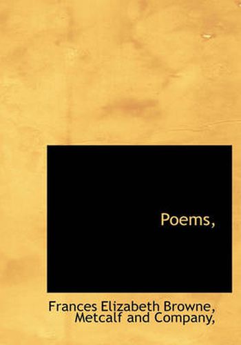 Cover image for Poems,