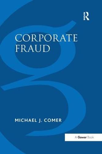 Cover image for Corporate Fraud