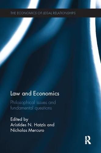 Cover image for Law and Economics: Philosophical issues and fundamental questions